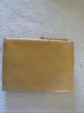Magid Gold Metallic Evening Clutch